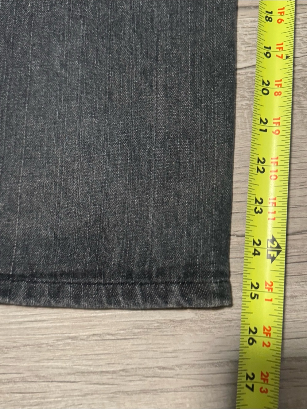 Vtg Y2K Youth Sz 10 Ecko Unltd Jeans Black Embroidered Logo Back Pockets 001972 - Picture 14 of 14